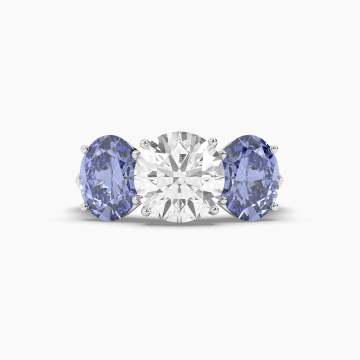 TRILOGY TANZANITE RING