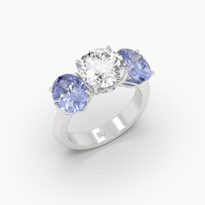 TRILOGY TANZANITE RING