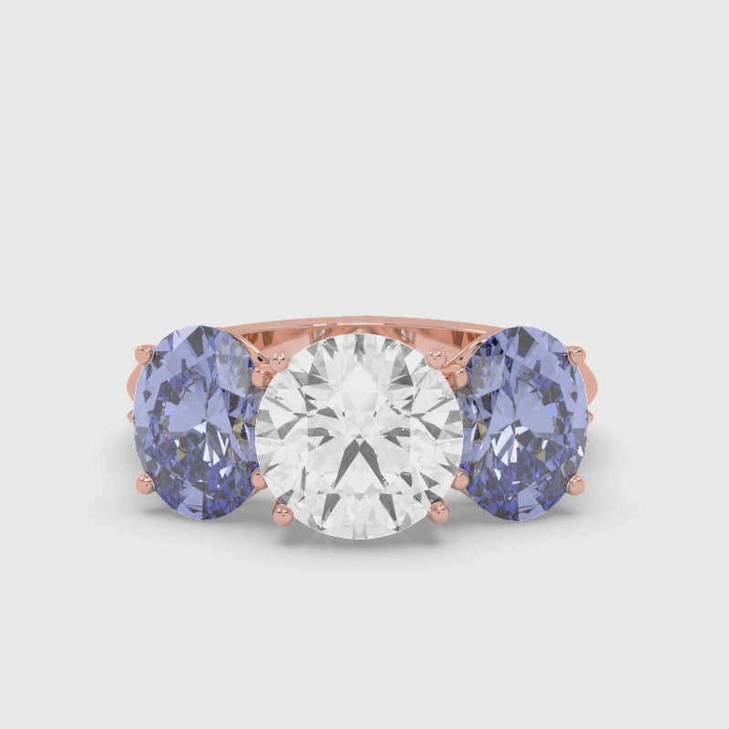 TRILOGY TANZANITE RING